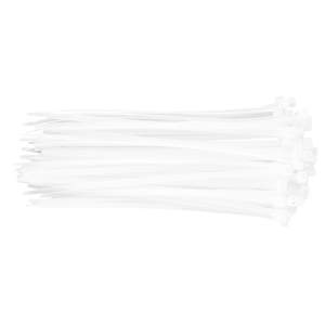 TOPEX KÁBELKÖTEGELŐ, gyorskötöző, 4,8mm x 200mm, fehér, 75db 44E977