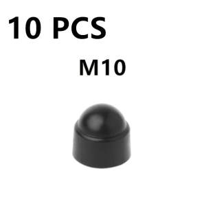 10db M6 M8 M10 M12 Csavar Védősapka Fedél Csavar Anyák Szabadon Látható Hatszögletű Műanyag Csavar Anya Rozsdamentes Porvédő Autó Kiegészítők 10 darab M10