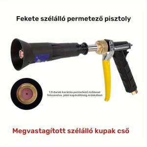 Állítható nagynyomású ötözőfej – Szélálló, műanyag permetező kertbe és mezőgazdasághoz
